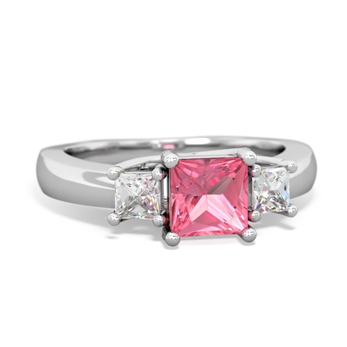 pink sapphire timeless ring