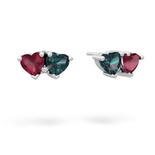 ruby-alexandrite  earrings