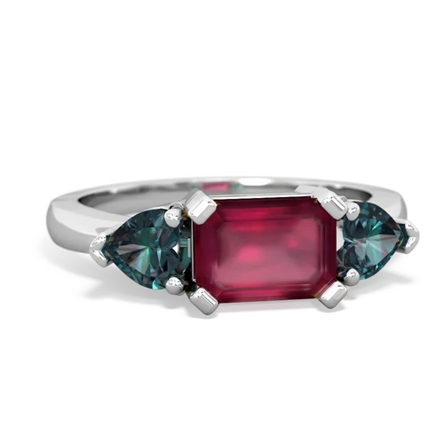 ruby-alexandrite timeless ring