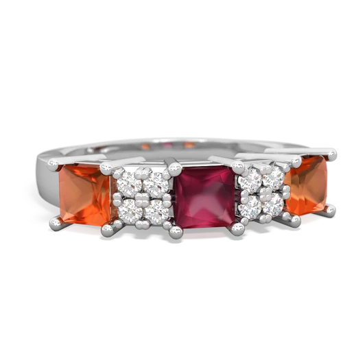 ruby-fire opal timeless ring