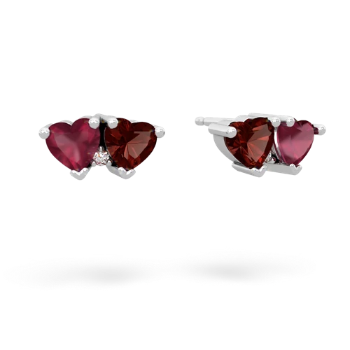 ruby-garnet  earrings