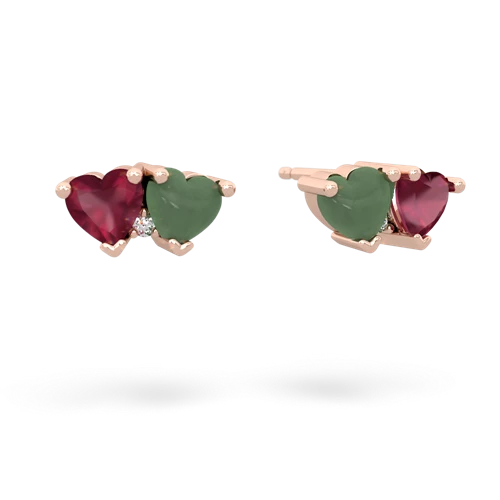 ruby-jade  earrings