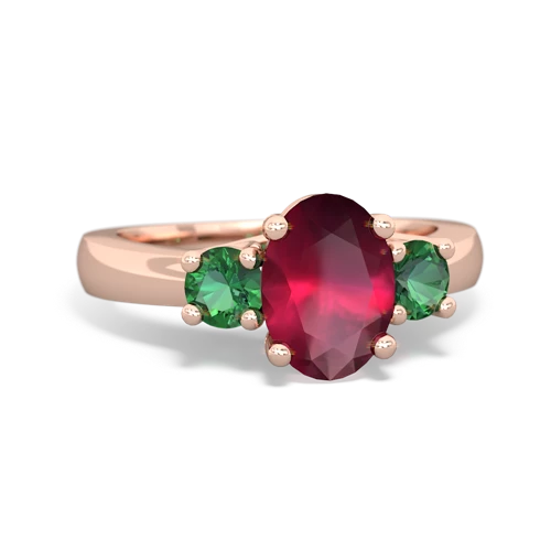 ruby-lab emerald timeless ring