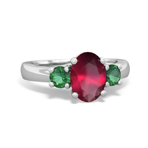 ruby-lab emerald timeless ring