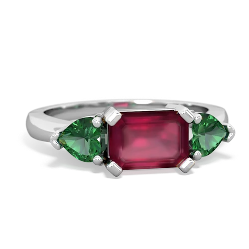 ruby-lab emerald timeless ring