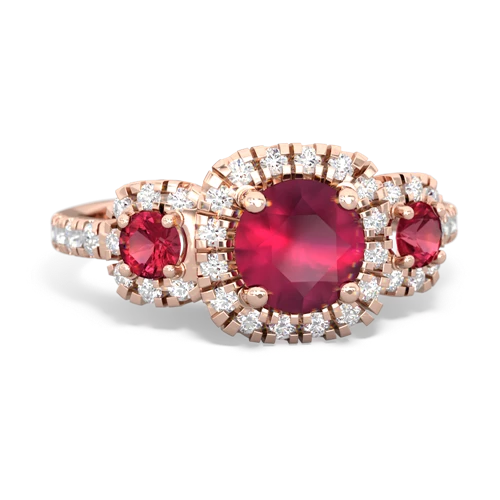 ruby-lab ruby three stone regal ring