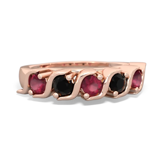 ruby-onyx timeless ring