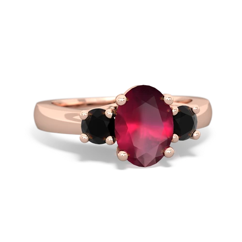 ruby-onyx timeless ring