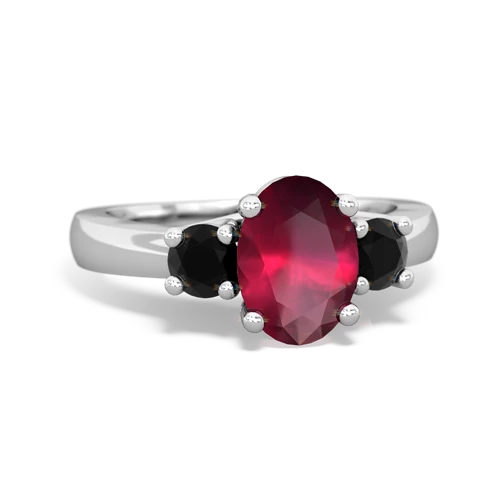 ruby-onyx timeless ring