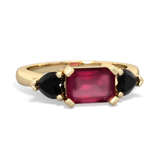 ruby-onyx timeless ring