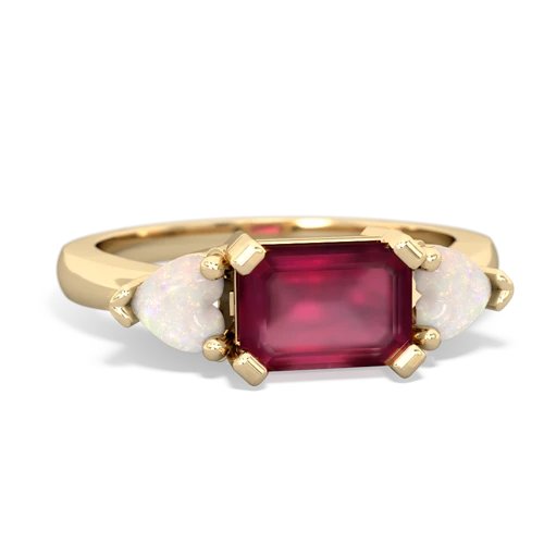 ruby-opal timeless ring