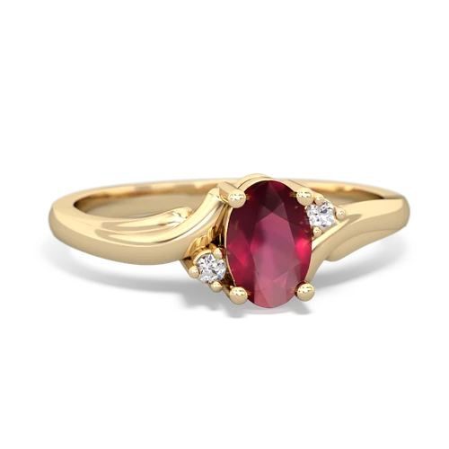 ruby filligree ring