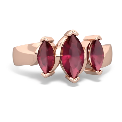 lab ruby-pink sapphire keepsake ring