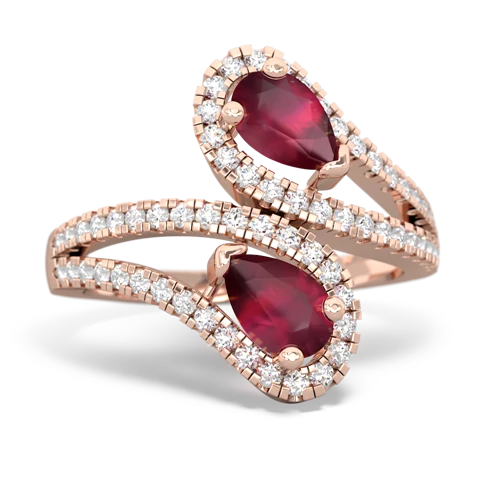 ruby-ruby pave swirls ring