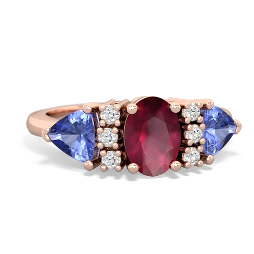 ruby-tanzanite timeless ring