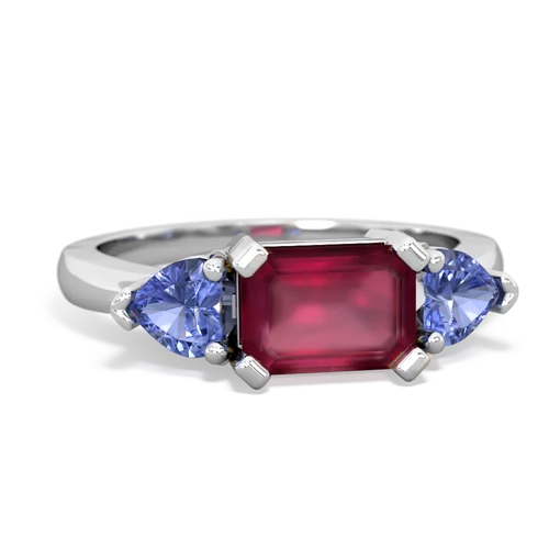 ruby-tanzanite timeless ring