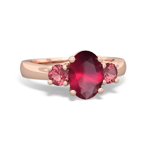 ruby-tourmaline timeless ring