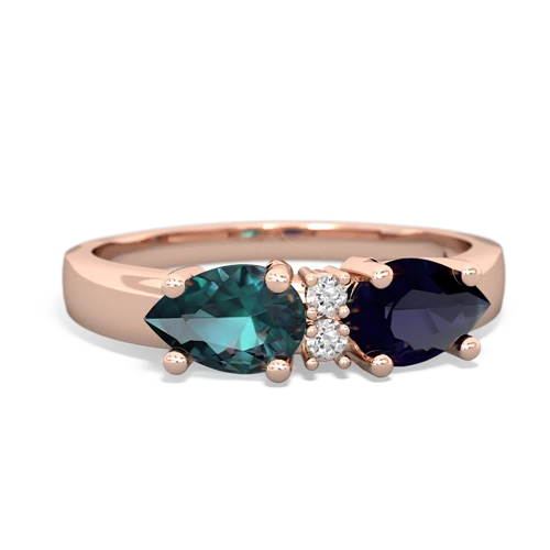 sapphire-alexandrite timeless ring