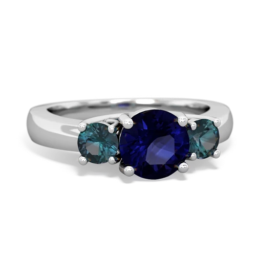 sapphire-alexandrite timeless ring