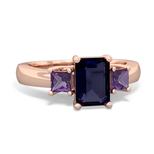 sapphire-amethyst timeless ring