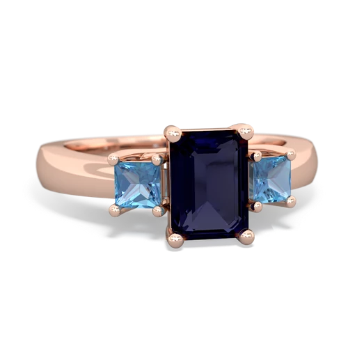 sapphire-blue topaz timeless ring