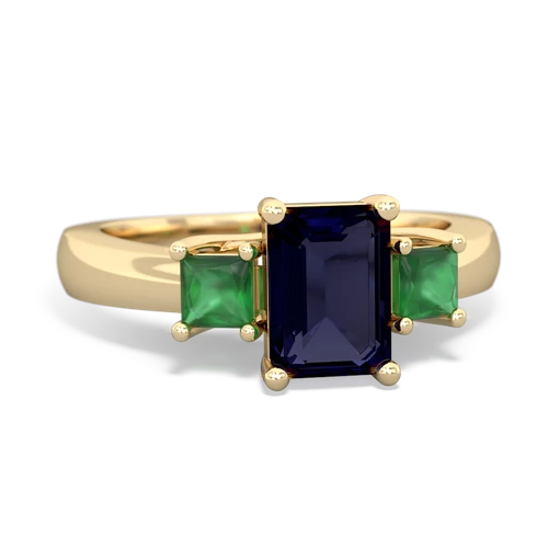 sapphire-emerald timeless ring