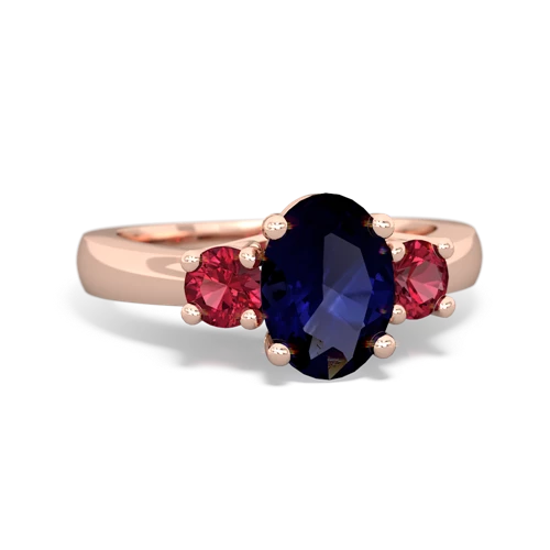 sapphire-lab ruby timeless ring