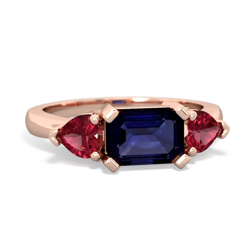 sapphire-lab ruby timeless ring