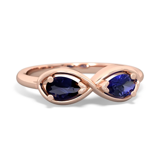 sapphire-lab sapphire infinity ring