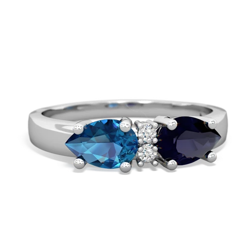 sapphire-london topaz timeless ring