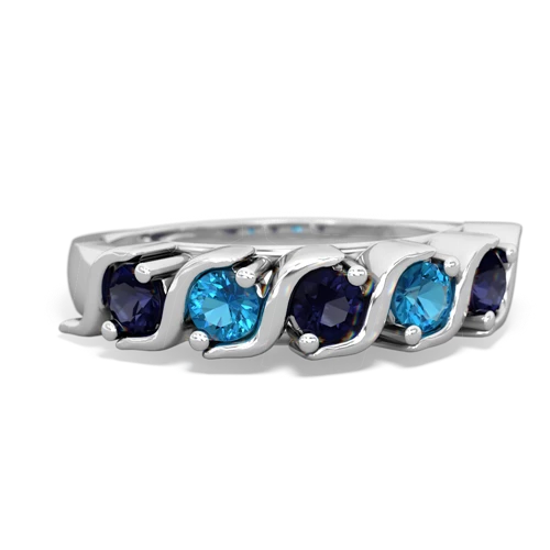 sapphire-london topaz timeless ring