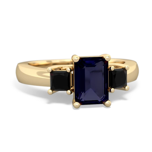 sapphire-onyx timeless ring