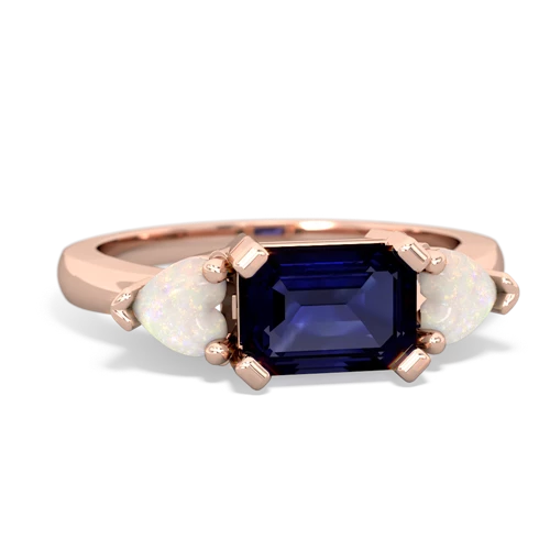 sapphire-opal timeless ring