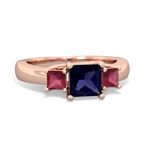 sapphire-ruby timeless ring