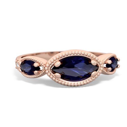 peridot-aquamarine milgrain marquise ring