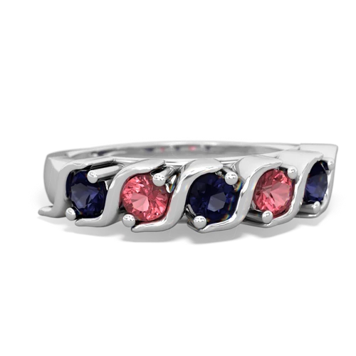 sapphire-tourmaline timeless ring