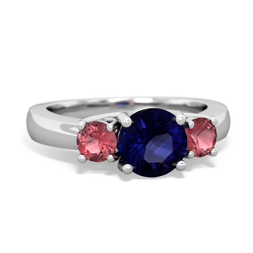 sapphire-tourmaline timeless ring