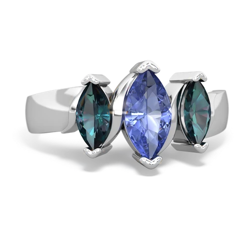 tanzanite-alexandrite keepsake ring