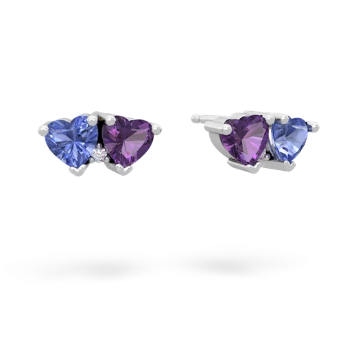 tanzanite-amethyst  earrings