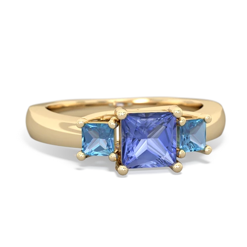 tanzanite-blue topaz timeless ring