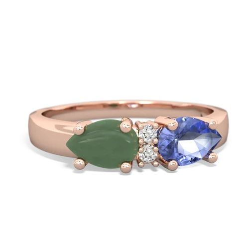 tanzanite-jade timeless ring