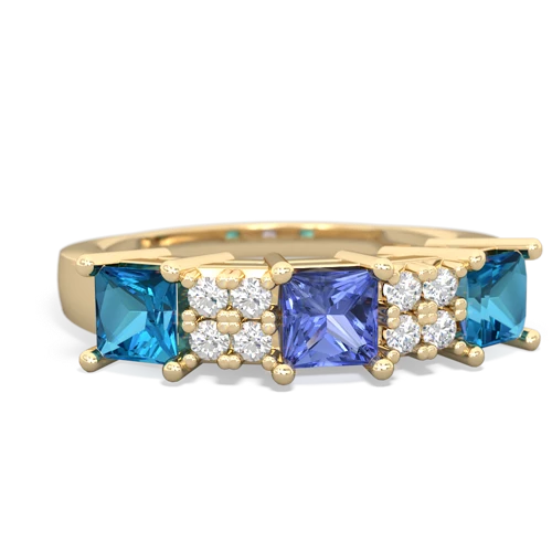 tanzanite-london topaz timeless ring