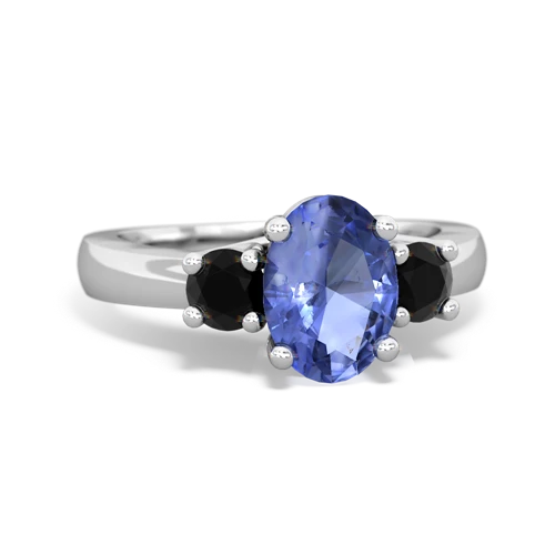 tanzanite-onyx timeless ring