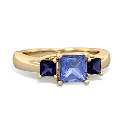 tanzanite-sapphire timeless ring