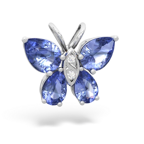 tanzanite-tanzanite butterfly pendant