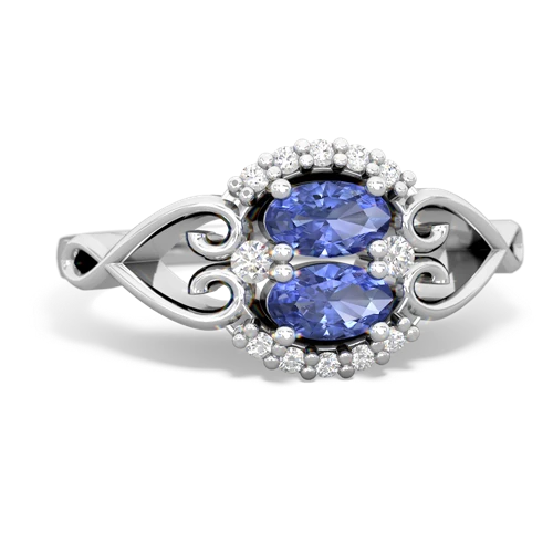 tanzanite-tanzanite antique keepsake ring