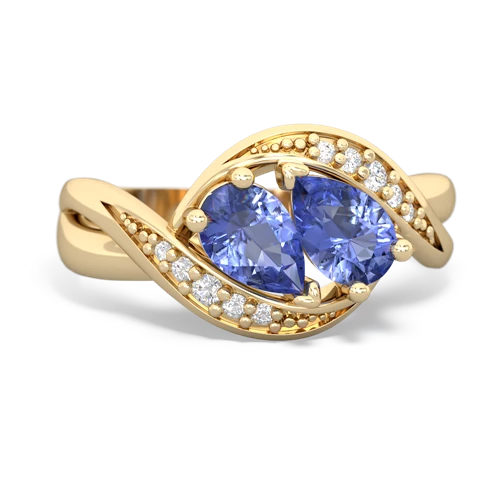 tanzanite-tanzanite keepsake curls ring