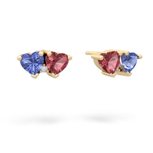 tanzanite-tourmaline  earrings