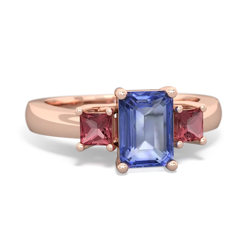 tanzanite-tourmaline timeless ring