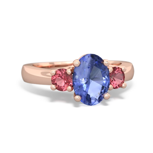 tanzanite-tourmaline timeless ring